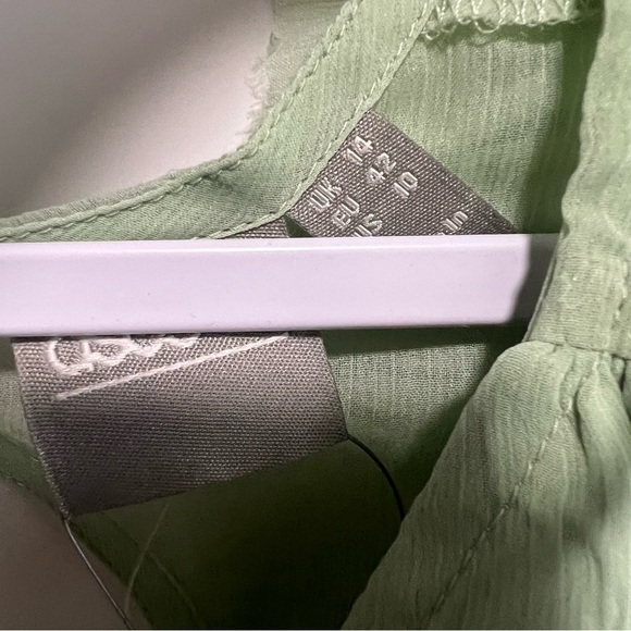 ASOS DESIGN soft ruffle shirred Crop Blouse, New with Tags - Picture 6 of 7